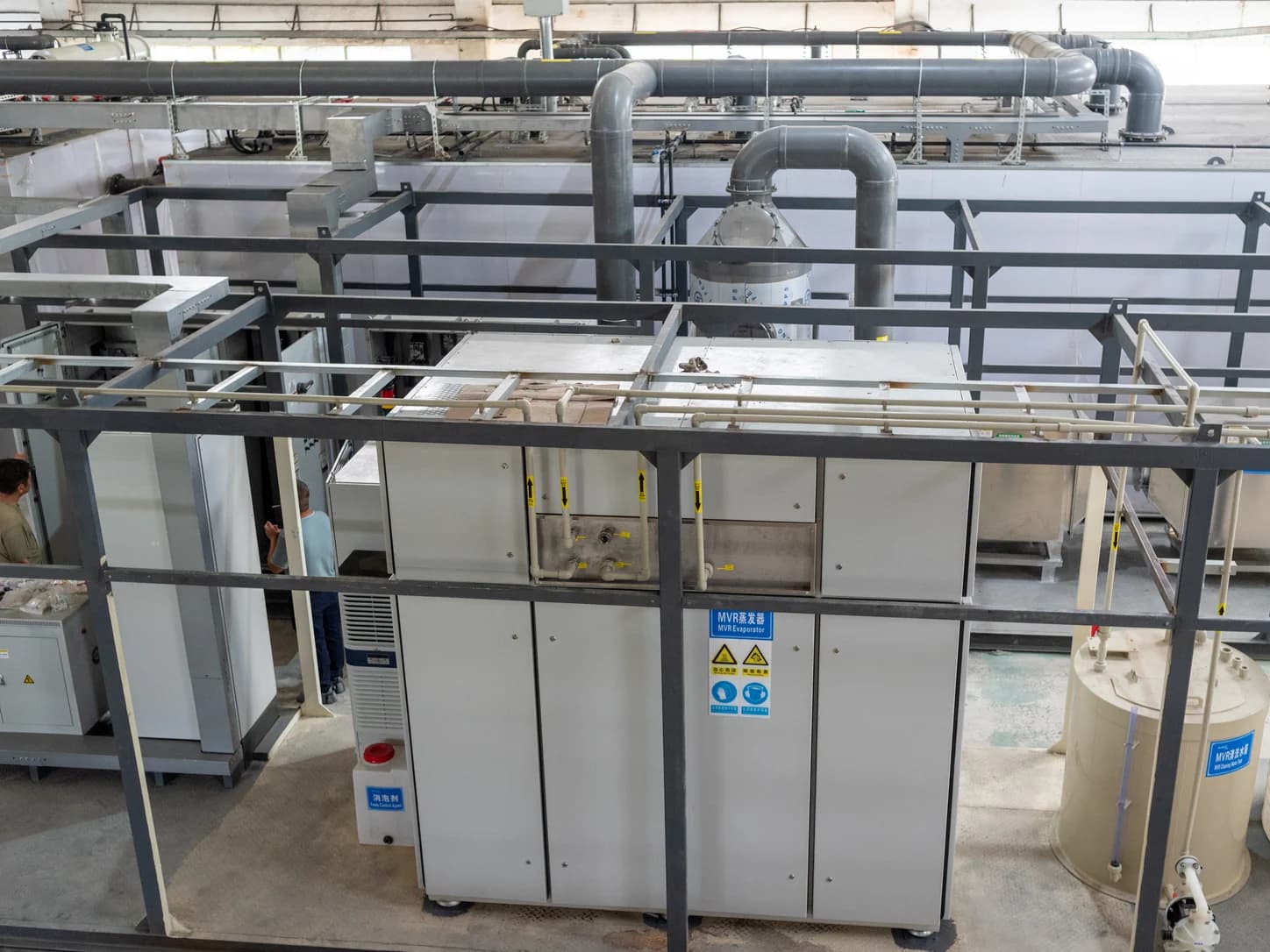 Integrated industrial process-water treatment system