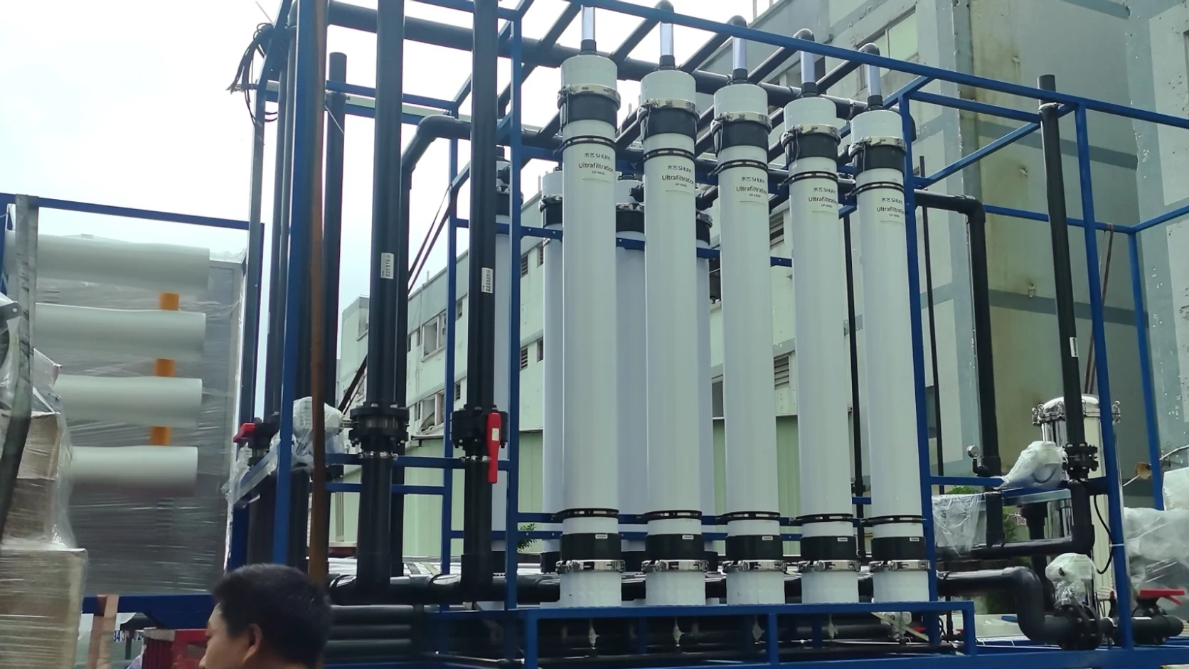 Ultrafiltration modules used for industrial RO pretreatment