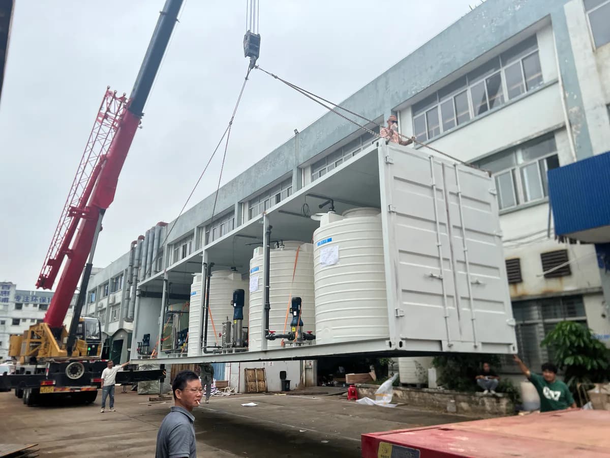 Ultrapure-water treatment equipment for lithium battery manufacturing