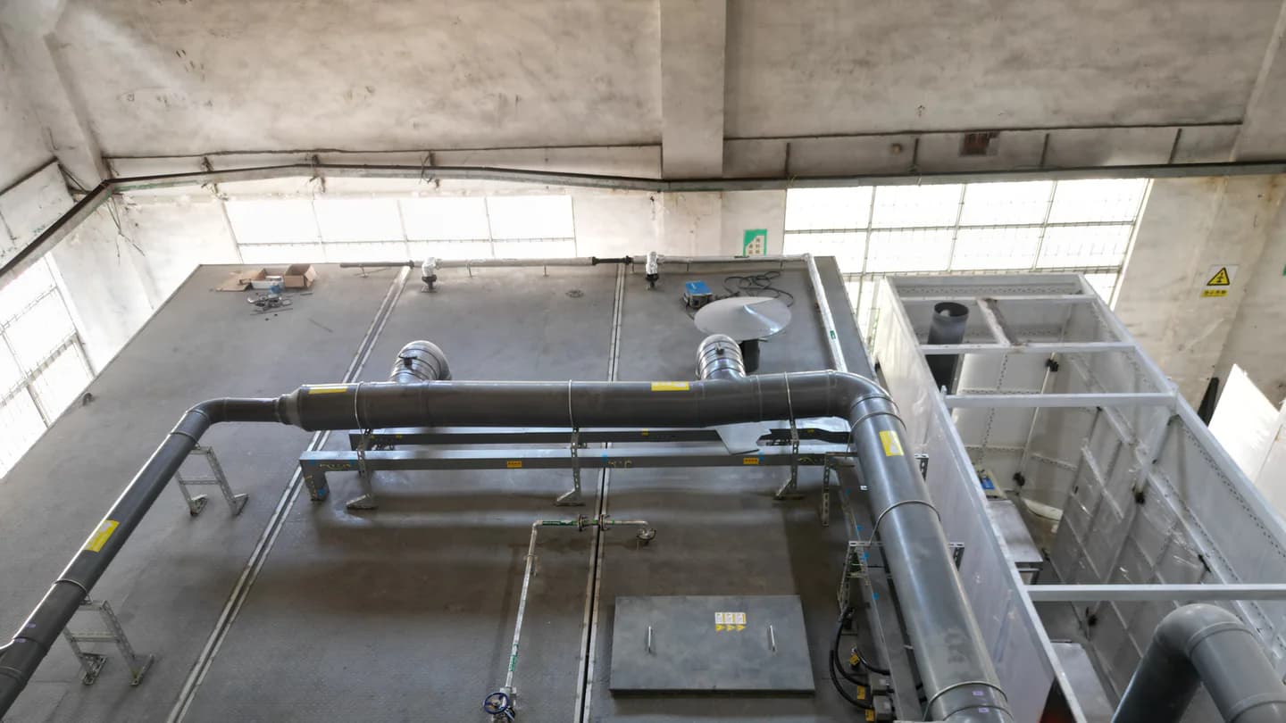 Industrial battery wastewater treatment equipment for a North American project
